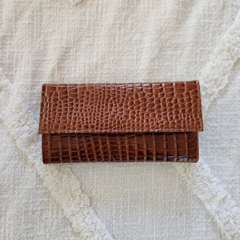 Genuine Leather Sterling Crocodile Wallet